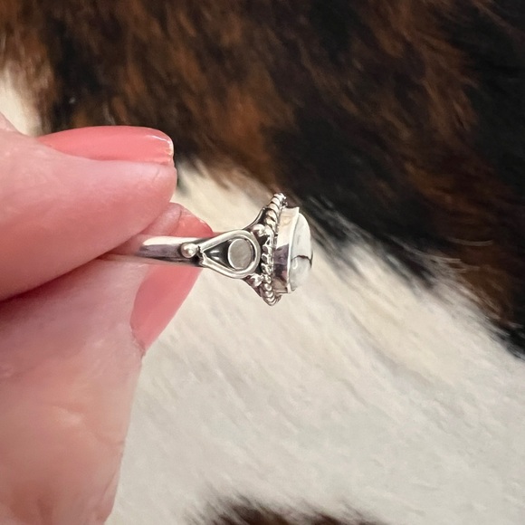 ❤️ Wild Horse Jasper Magnesite Navajo Style Southwestern 925 Ring Sz 6.75 - Picture 6 of 12